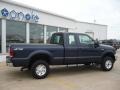 2002 True Blue Metallic Ford F250 Super Duty XL SuperCab 4x4  photo #15