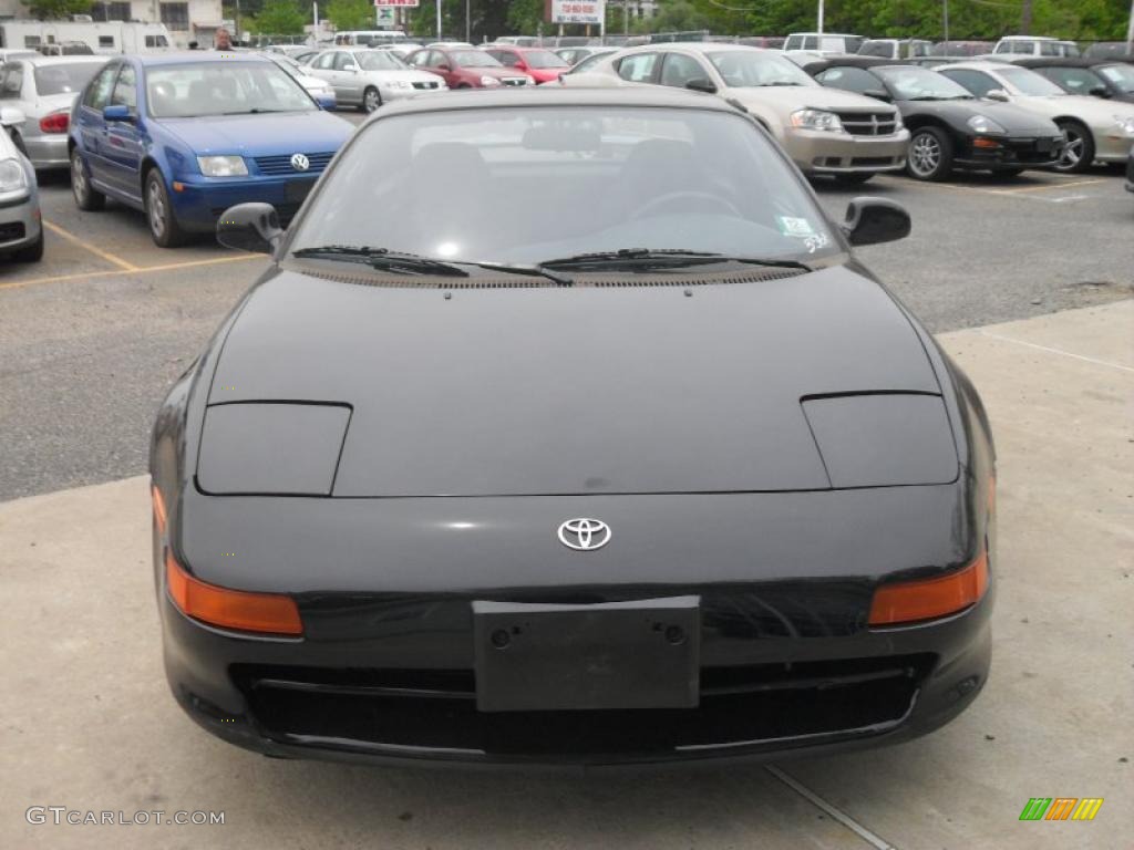 1991 MR2 Coupe - Black / Black photo #1