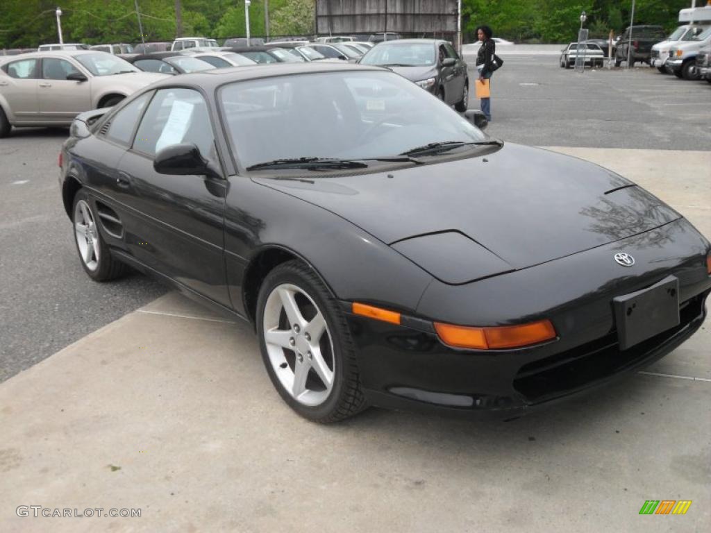 1991 MR2 Coupe - Black / Black photo #3