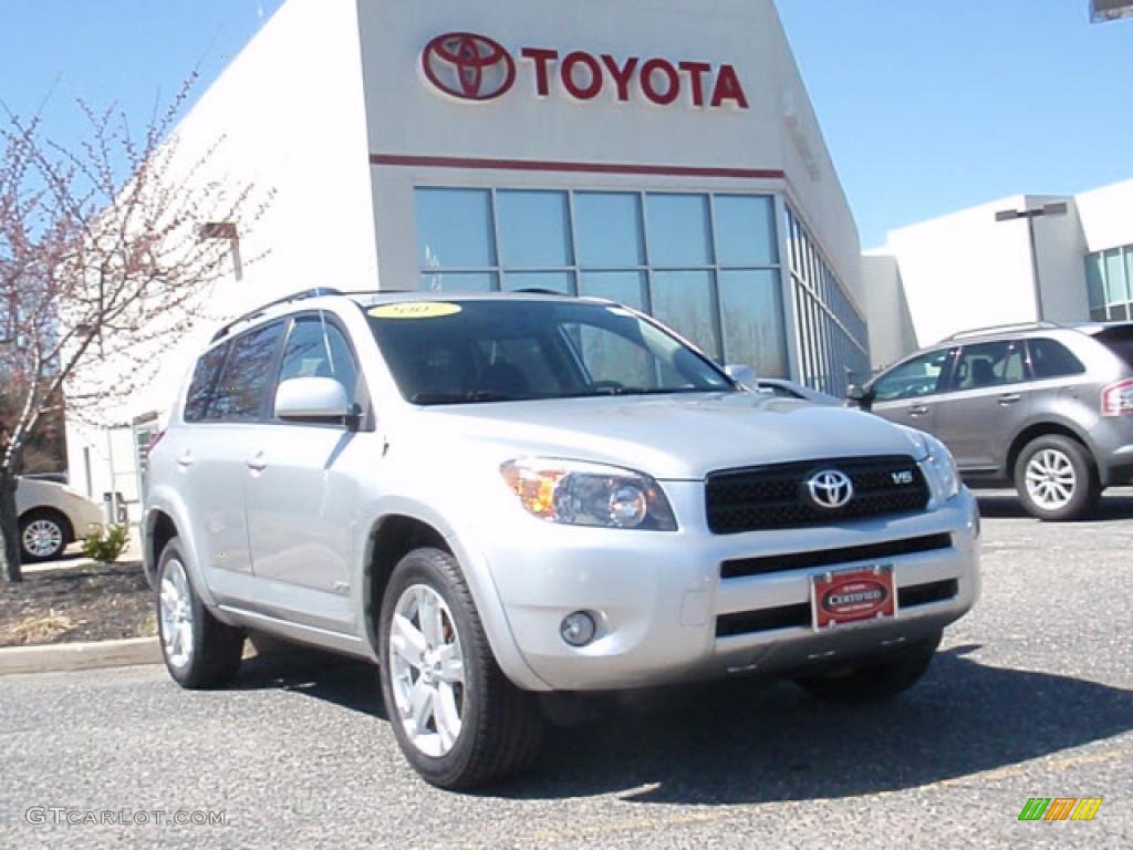 2007 RAV4 Sport 4WD - Classic Silver Metallic / Dark Charcoal photo #1