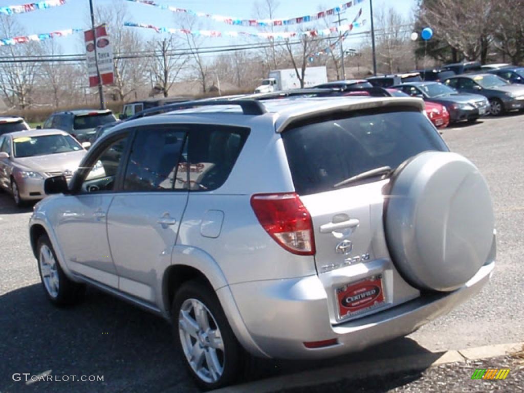 2007 RAV4 Sport 4WD - Classic Silver Metallic / Dark Charcoal photo #9