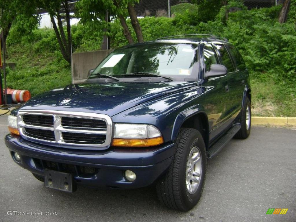 2002 Atlantic Blue Pearl Dodge Durango SLT 4x4 29831952 Photo 3