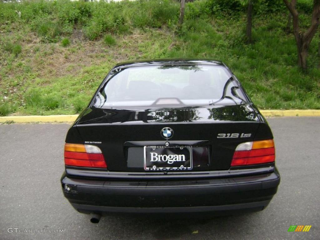 1994 3 Series 318i Coupe - Black / Black photo #7