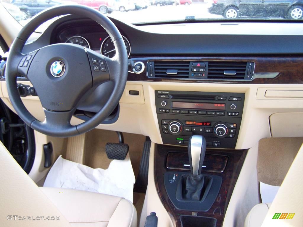 2008 3 Series 328i Sedan - Jet Black / Gray photo #13