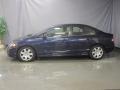 2007 Royal Blue Pearl Honda Civic LX Sedan  photo #2