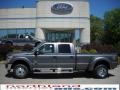 Sterling Gray Metallic 2011 Ford F350 Super Duty XLT Crew Cab 4x4 Dually