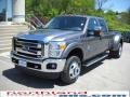 Sterling Gray Metallic - F350 Super Duty XLT Crew Cab 4x4 Dually Photo No. 2