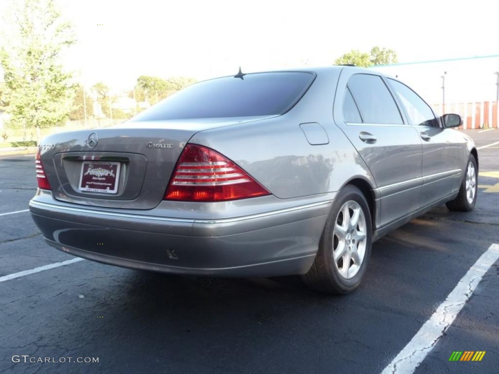 2004 S 500 4Matic Sedan - Pewter Silver Metallic / Charcoal photo #3