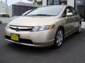 2007 Borrego Beige Metallic Honda Civic LX Sedan  photo #1