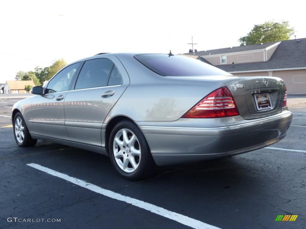 2004 S 500 4Matic Sedan - Pewter Silver Metallic / Charcoal photo #4