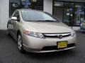 2007 Borrego Beige Metallic Honda Civic LX Sedan  photo #3