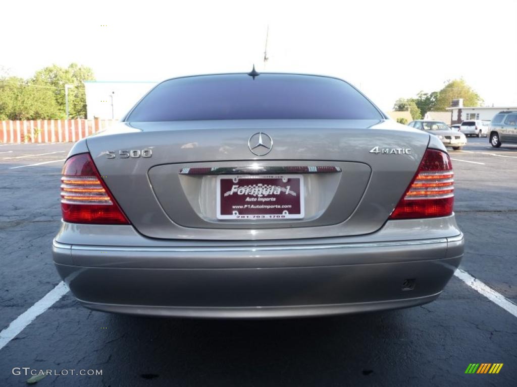 2004 S 500 4Matic Sedan - Pewter Silver Metallic / Charcoal photo #9