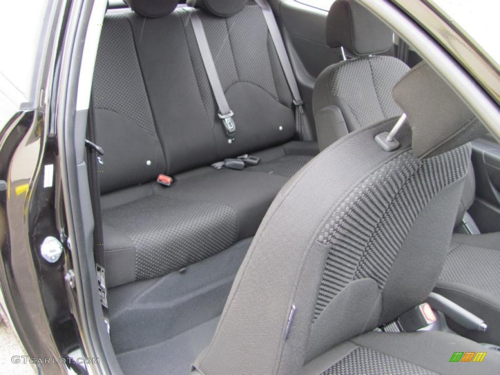 2009 Accent GS 3 Door - Ebony Black / Black photo #18