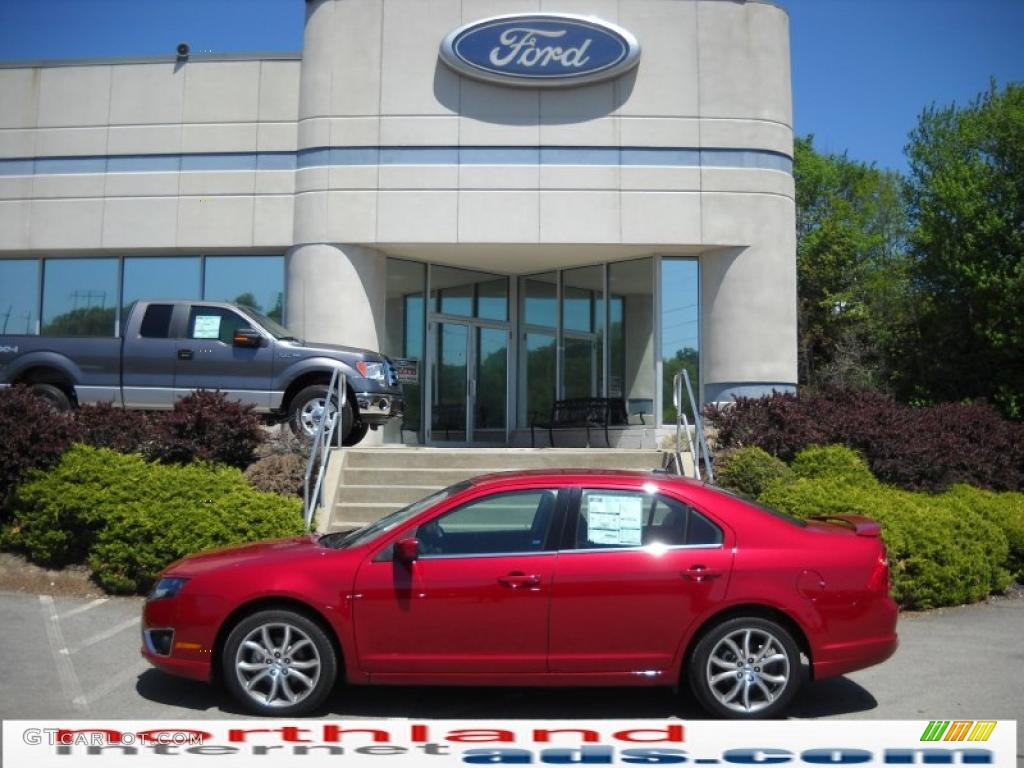 Sangria Red Metallic Ford Fusion