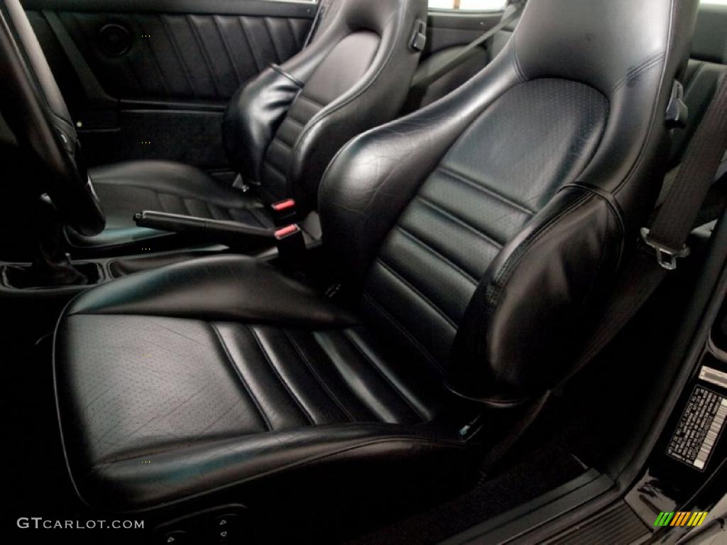Black Interior 1994 Porsche 911 Turbo 3.6 Photo #29851574