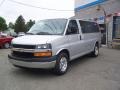 2010 Sheer Silver Metallic Chevrolet Express LT 1500 AWD Passenger Van  photo #3