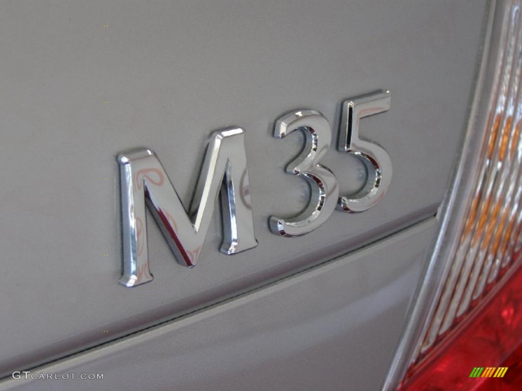 2009 M 35 Sedan - Liquid Platinum / Stone Gray photo #8