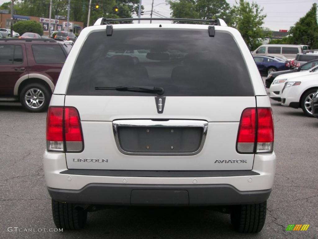 2004 Aviator Ultimate 4x4 - Ceramic White Tri Coat / Dove Grey photo #24