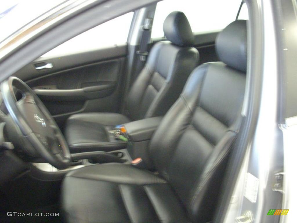 2006 Accord EX-L Sedan - Alabaster Silver Metallic / Black photo #5
