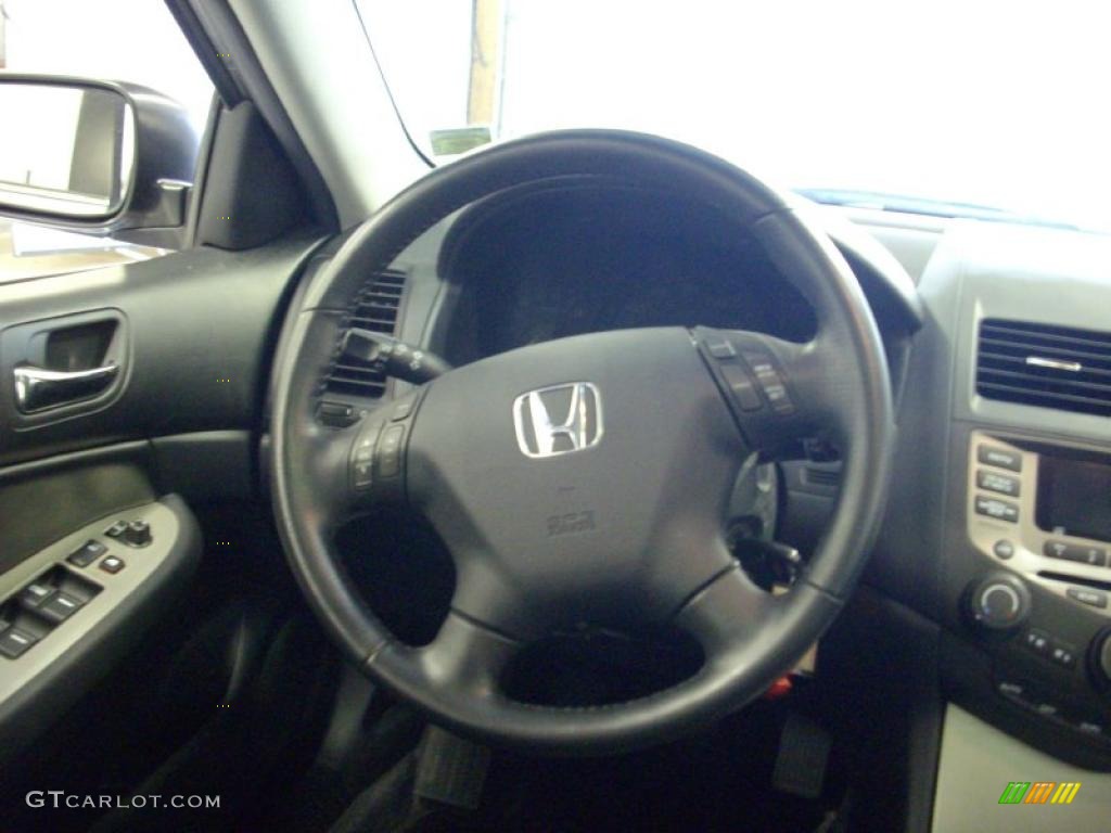 2006 Accord EX-L Sedan - Alabaster Silver Metallic / Black photo #12