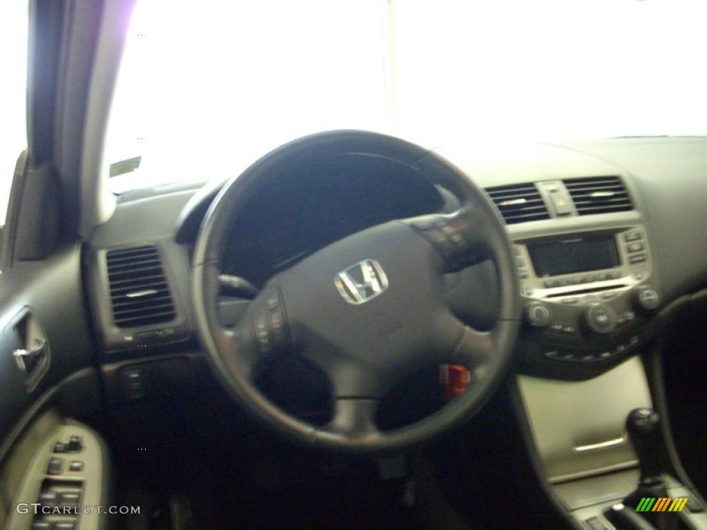2006 Accord EX-L Sedan - Alabaster Silver Metallic / Black photo #13