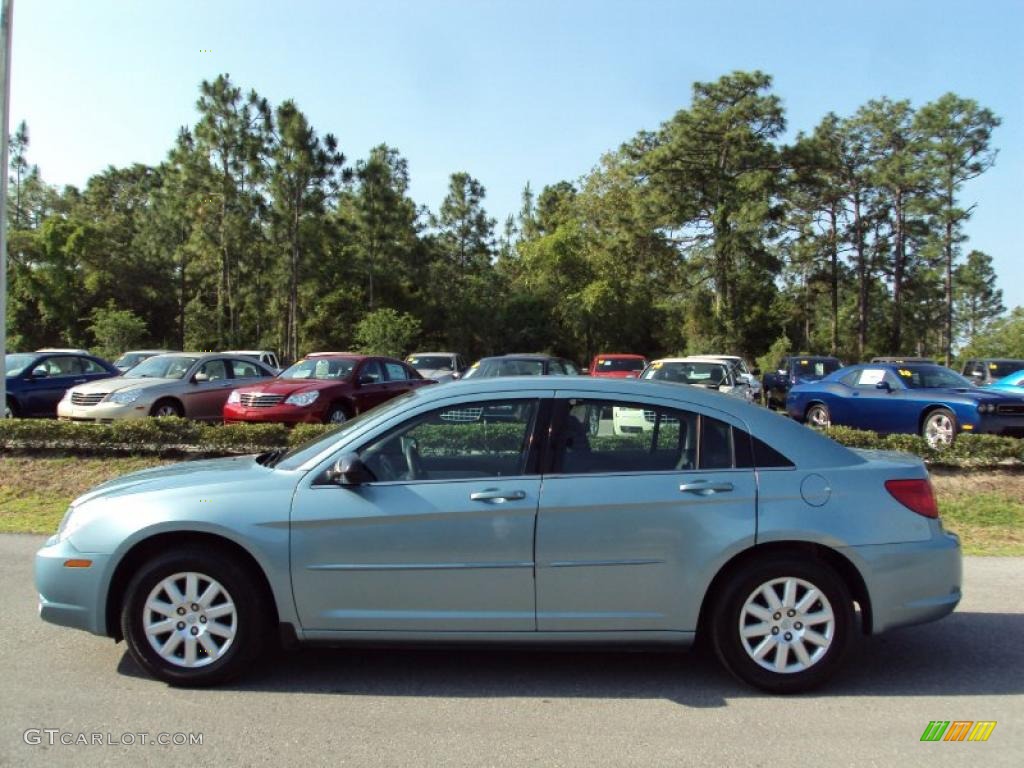 2009 Sebring LX Sedan - Clearwater Blue Pearl / Dark Slate Gray photo #2