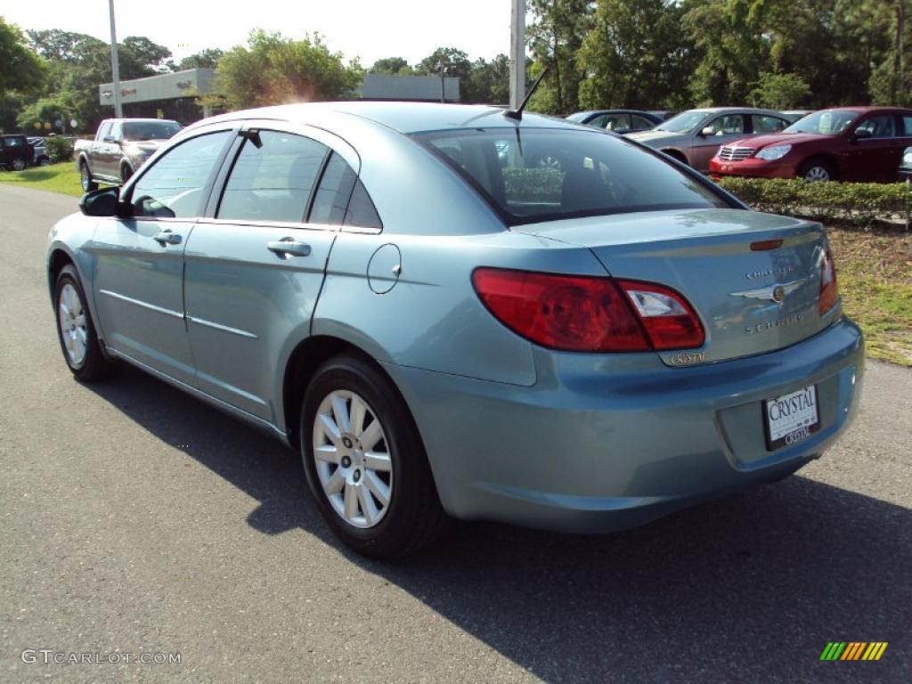 2009 Sebring LX Sedan - Clearwater Blue Pearl / Dark Slate Gray photo #3