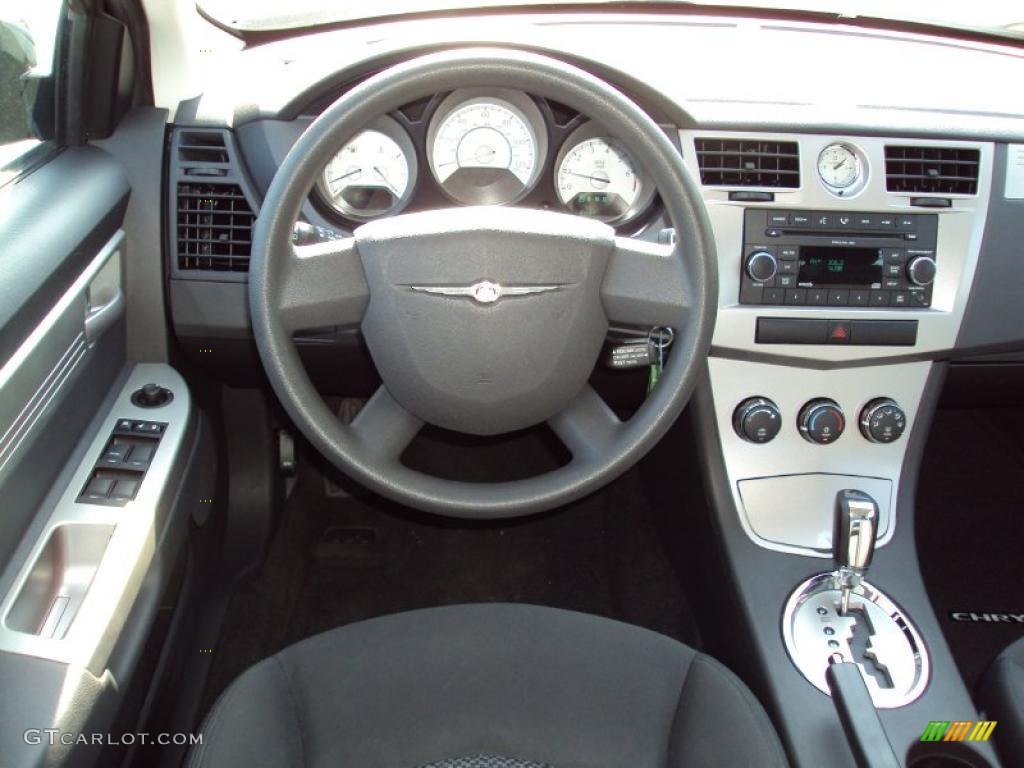 2009 Sebring LX Sedan - Clearwater Blue Pearl / Dark Slate Gray photo #6