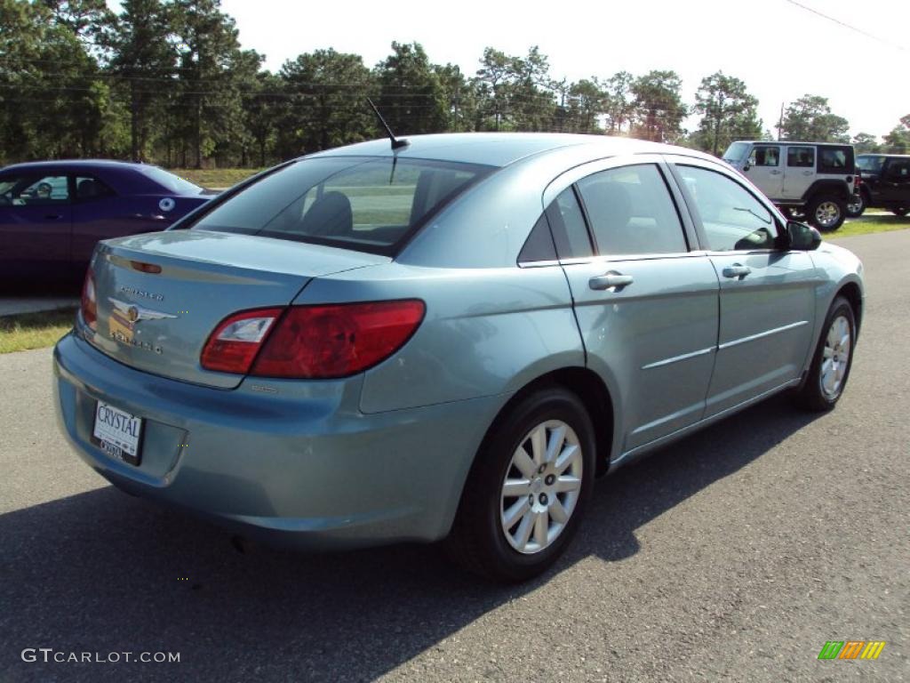 2009 Sebring LX Sedan - Clearwater Blue Pearl / Dark Slate Gray photo #8