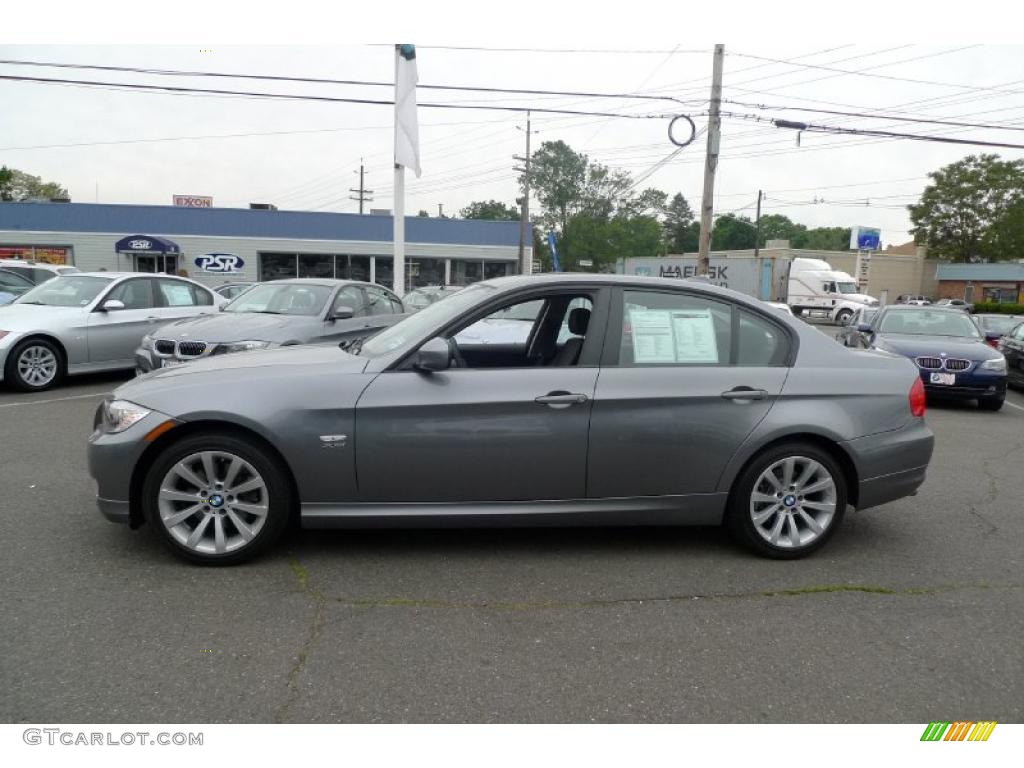 2010 3 Series 328i xDrive Sedan - Space Gray Metallic / Black photo #4