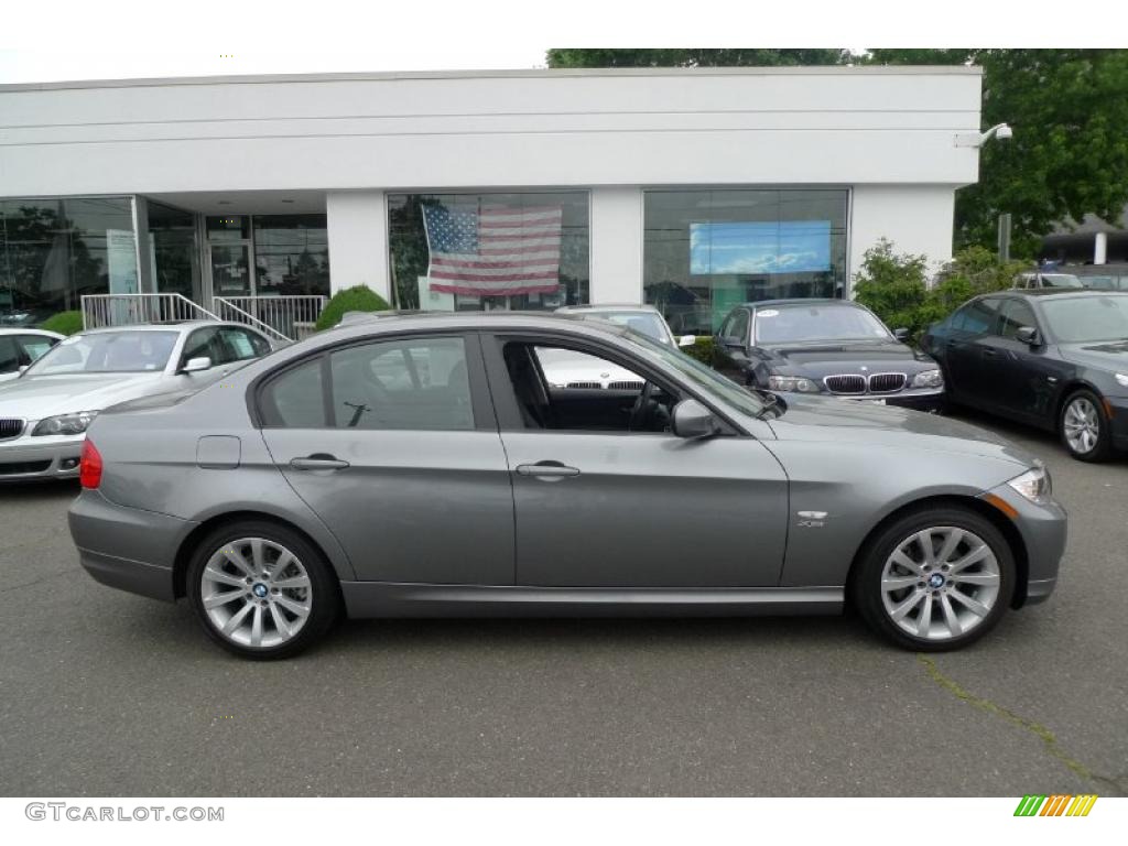 2010 3 Series 328i xDrive Sedan - Space Gray Metallic / Black photo #5