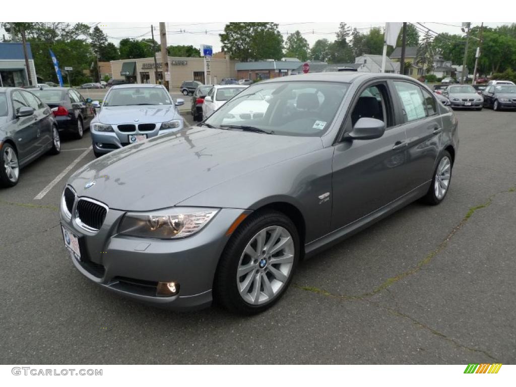 2010 3 Series 328i xDrive Sedan - Space Gray Metallic / Black photo #8