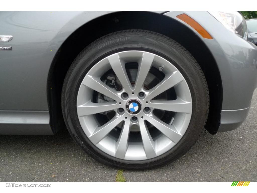2010 3 Series 328i xDrive Sedan - Space Gray Metallic / Black photo #21