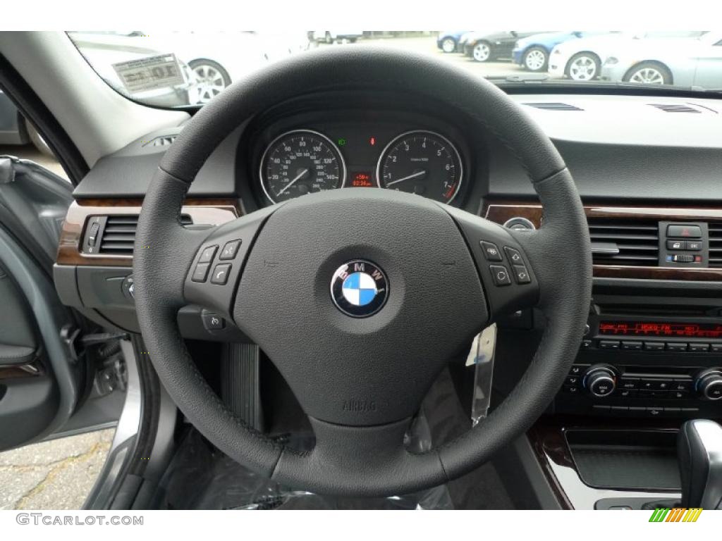 2010 3 Series 328i xDrive Sedan - Space Gray Metallic / Black photo #38