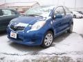 2007 Blazing Blue Metallic Toyota Yaris 3 Door Liftback  photo #1