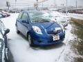 2007 Blazing Blue Metallic Toyota Yaris 3 Door Liftback  photo #2