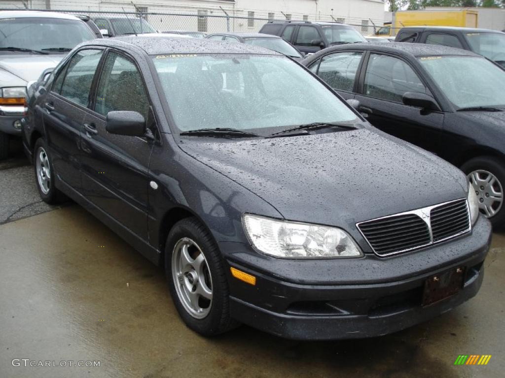 2002 Lancer OZ Rally - Labrador Black Pearl / Black photo #1