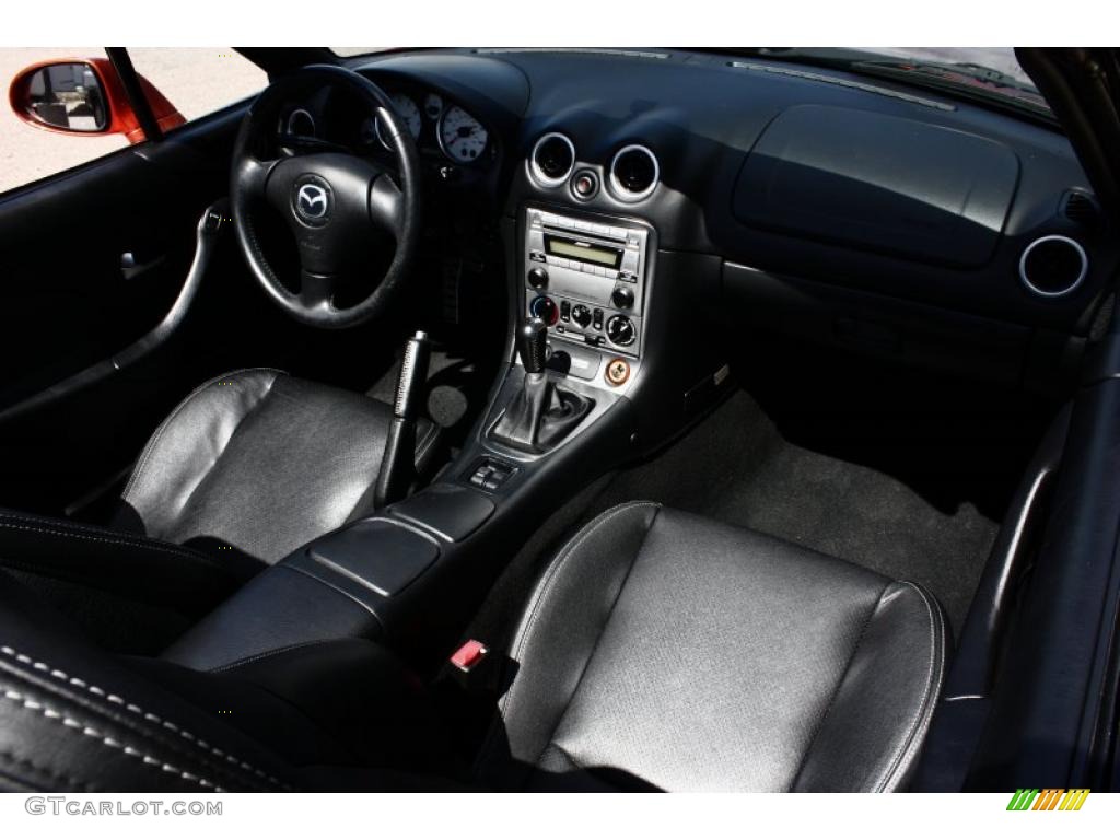 2005 MX-5 Miata MAZDASPEED Grand Touring Roadster - Lava Orange Mica / Black photo #10