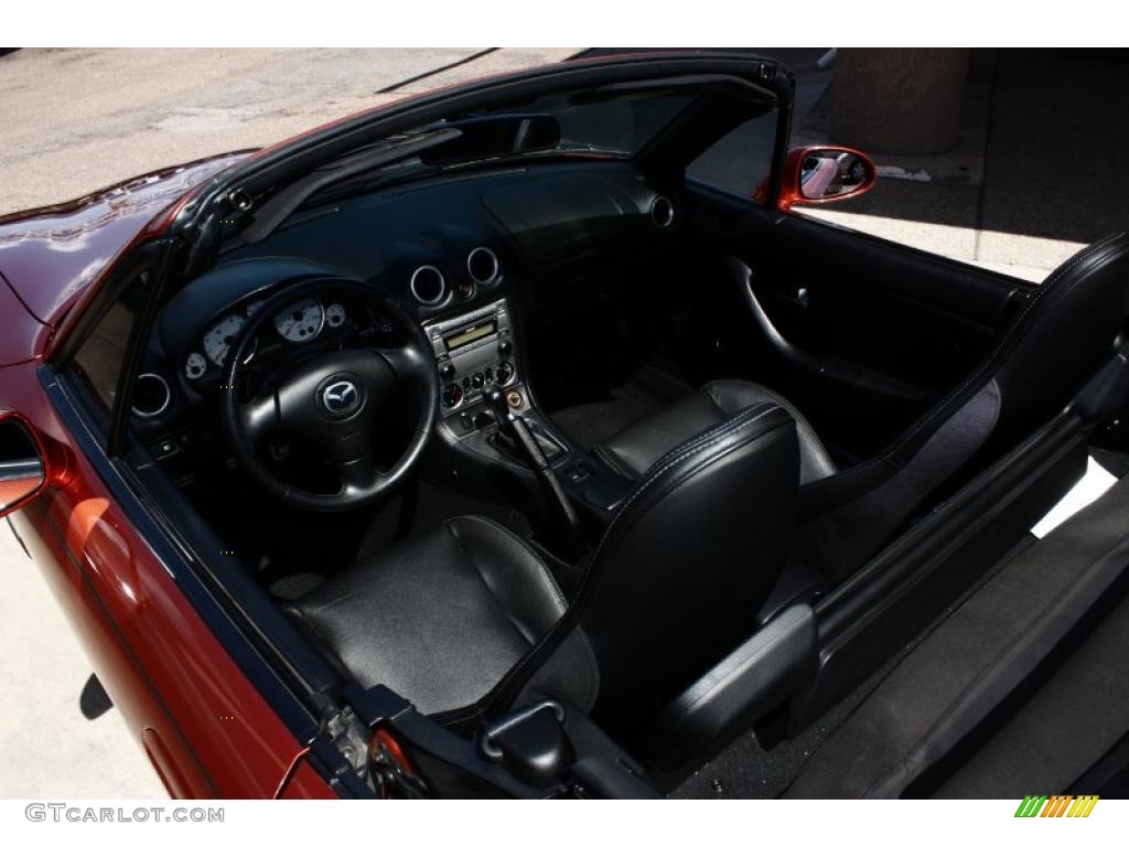 2005 MX-5 Miata MAZDASPEED Grand Touring Roadster - Lava Orange Mica / Black photo #14