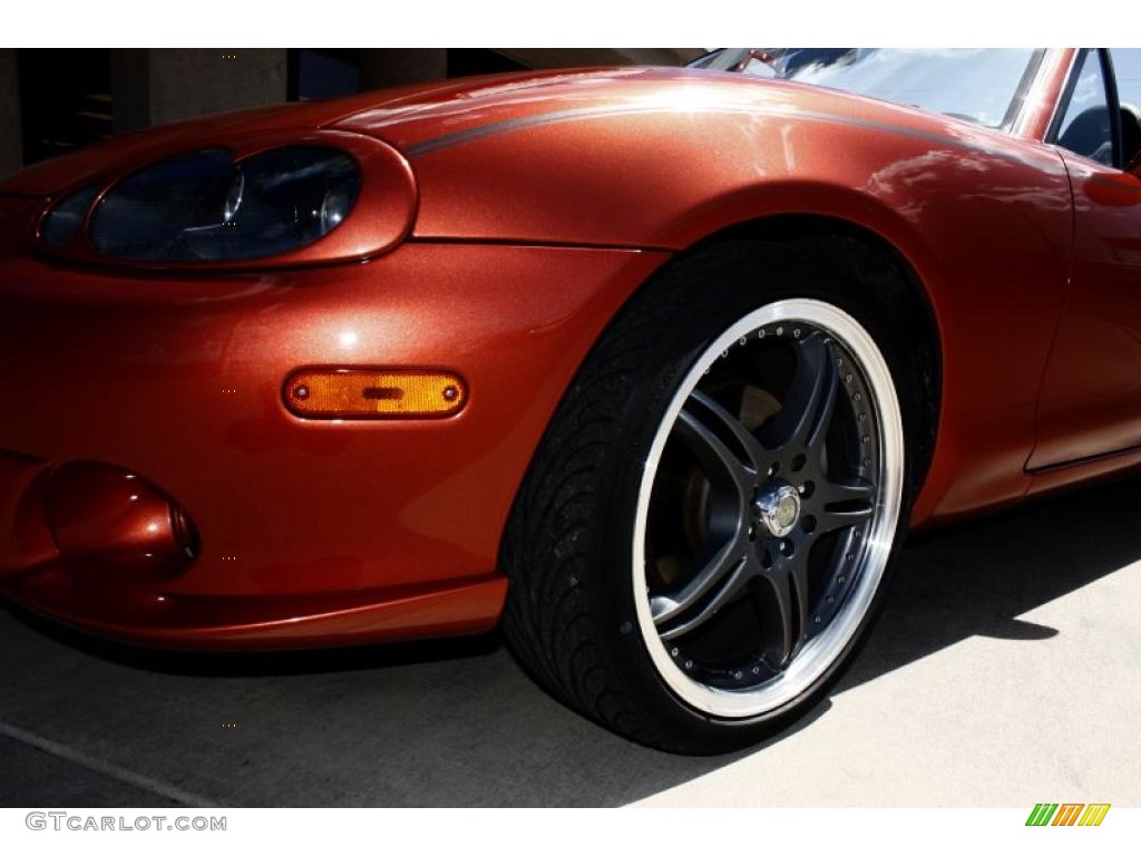 2005 MX-5 Miata MAZDASPEED Grand Touring Roadster - Lava Orange Mica / Black photo #23