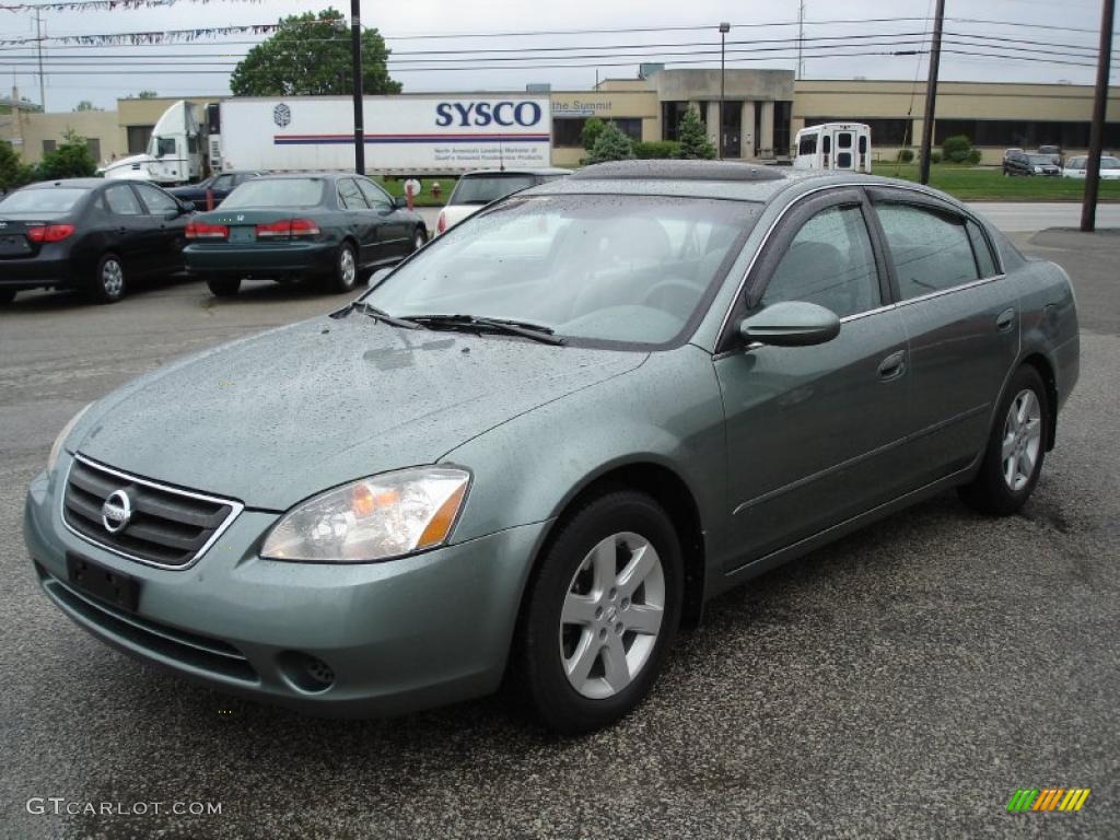 2004 Altima 2.5 S - Mystic Emerald Metallic / Frost Gray photo #1