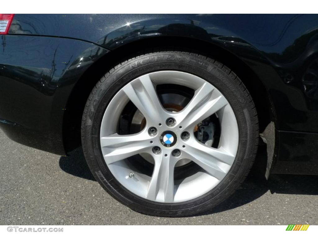 2008 1 Series 128i Convertible - Black Sapphire Metallic / Black photo #17