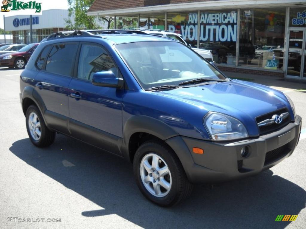 2005 Tucson GLS V6 4WD - Nautical Blue / Beige photo #1