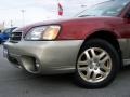 2003 Regatta Red Pearl Subaru Outback Limited Wagon  photo #2