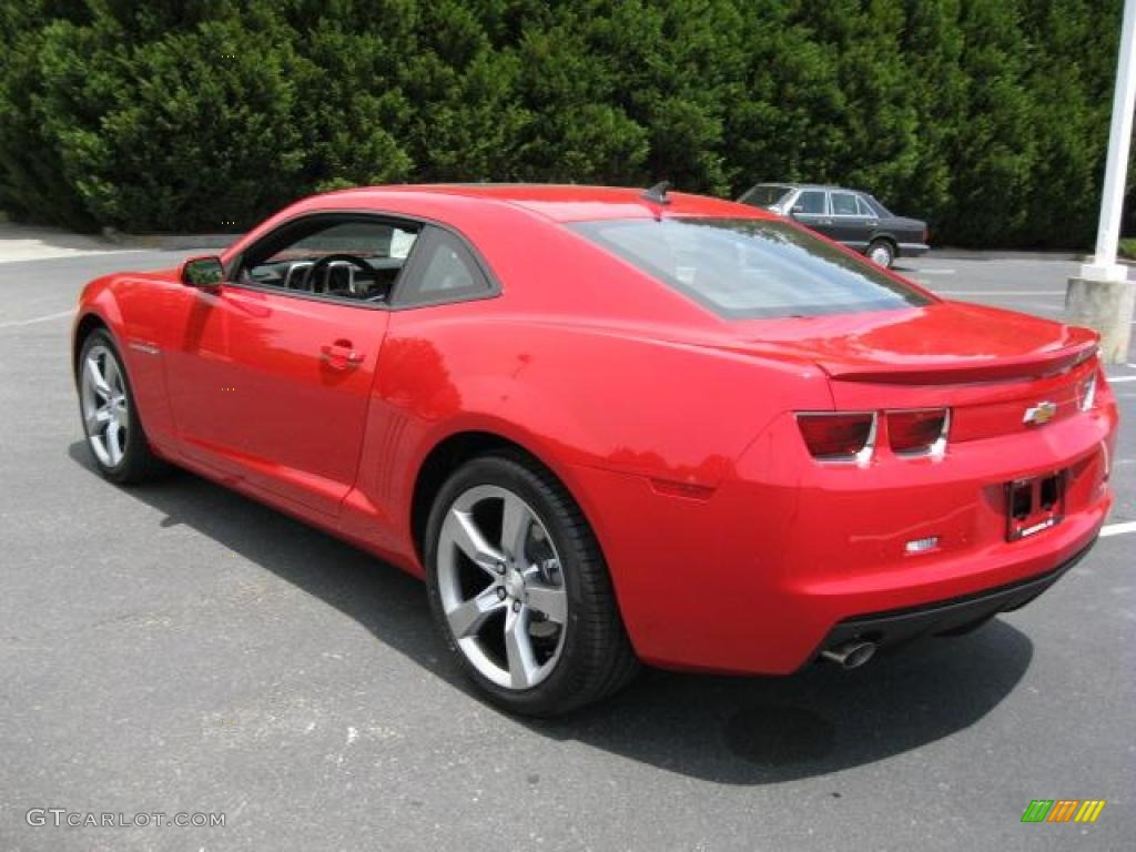 2010 Camaro LT/RS Coupe - Victory Red / Black photo #3