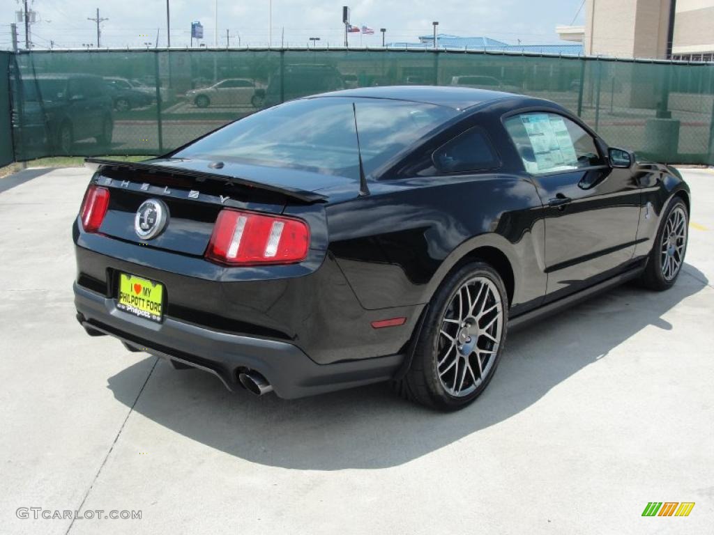 2011 Mustang Shelby GT500 SVT Performance Package Coupe - Ebony Black / Charcoal Black/Black photo #3