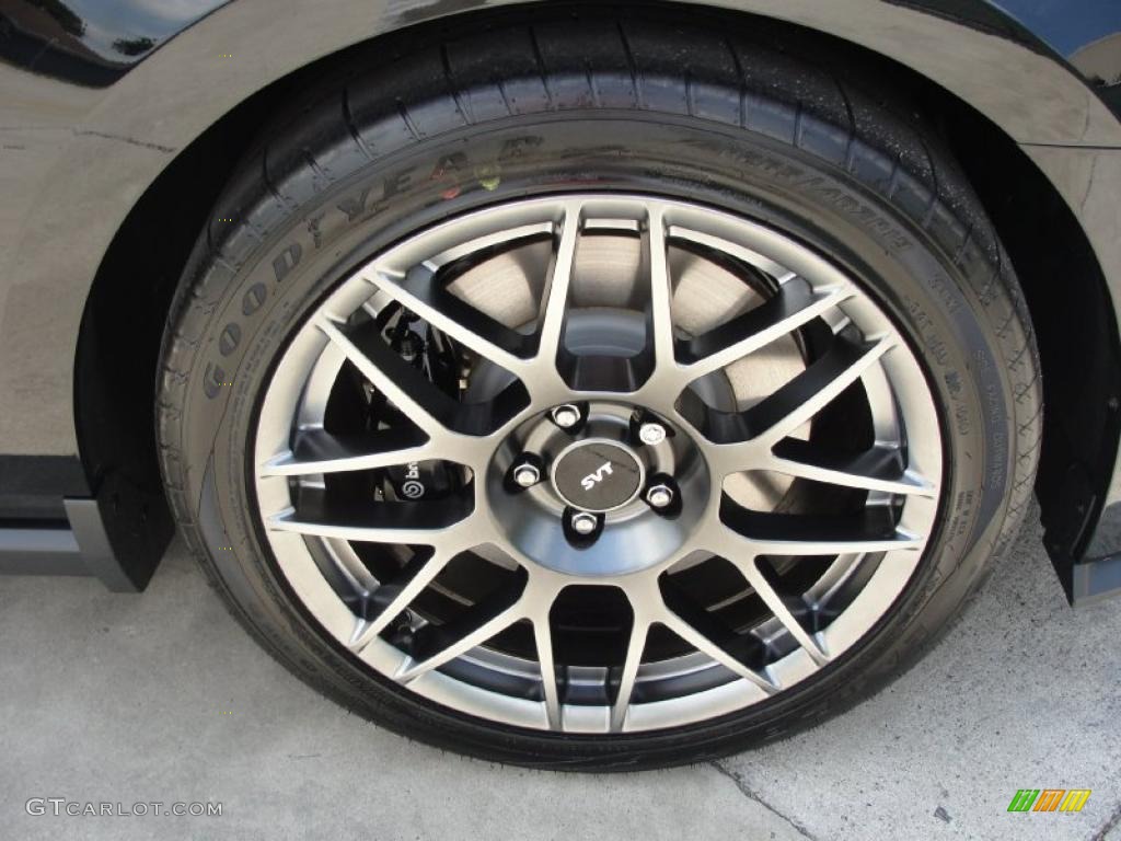 2011 Mustang Shelby GT500 SVT Performance Package Coupe - Ebony Black / Charcoal Black/Black photo #17