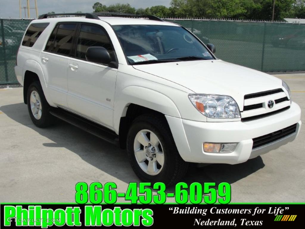 2004 4Runner SR5 - Natural White / Taupe photo #1