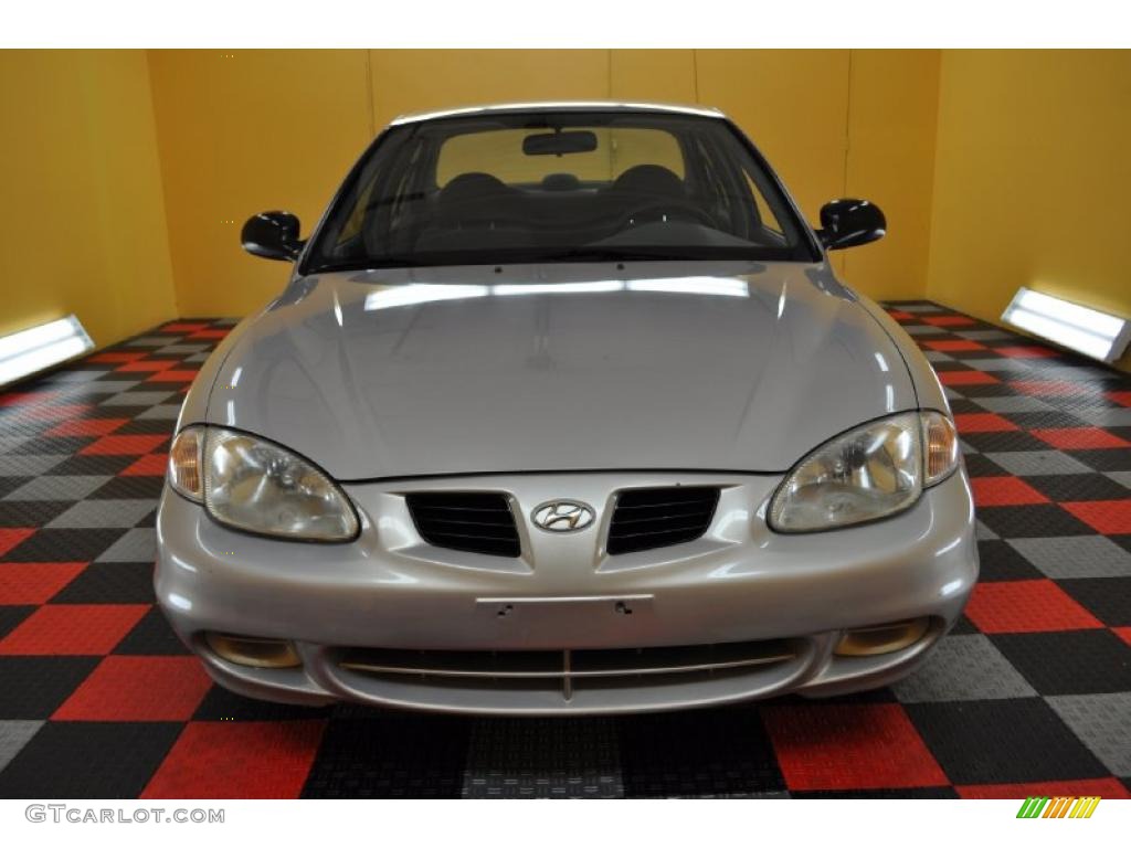 1999 Elantra GL Sedan - Slate Gray / Gray photo #2