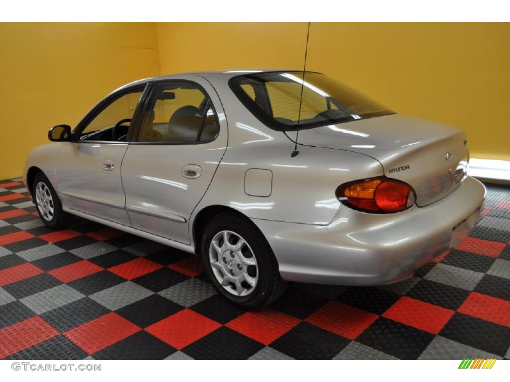 1999 Elantra GL Sedan - Slate Gray / Gray photo #4